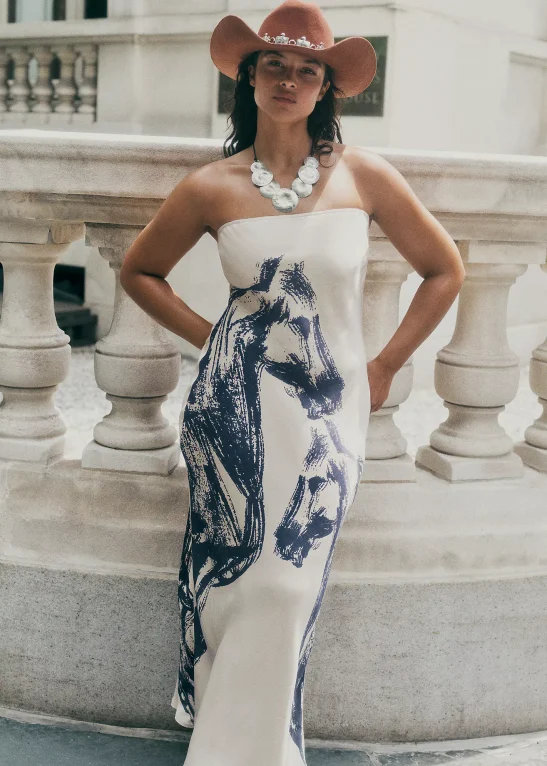 Strapless Maxi Dress