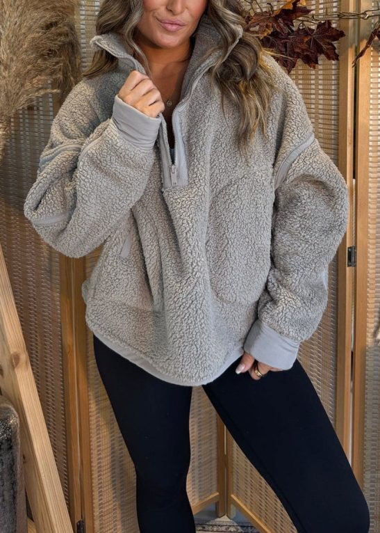 Cozy Cabin Sherpa Pullover