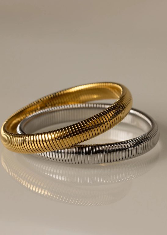 Thick Snake Chain Bangle