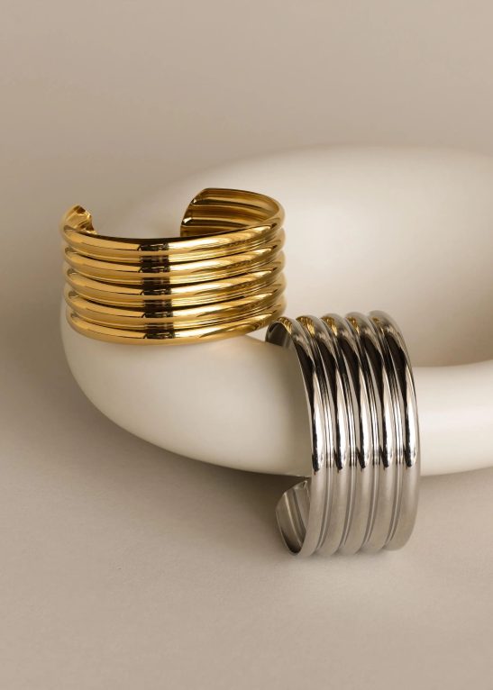 Ribbed Cuff Bracelet