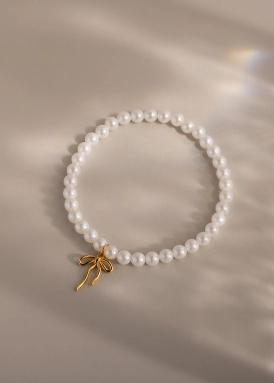 Bow Pearl Bracelet