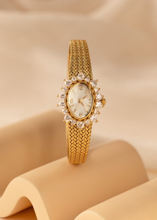 Pave Heart Timepiece