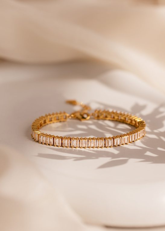 Vertical Baguette Tennis Bracelet