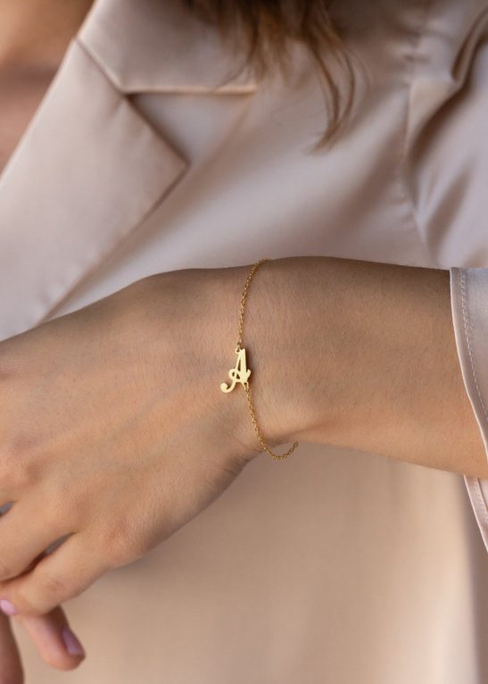 Carrie Initial Bracelet
