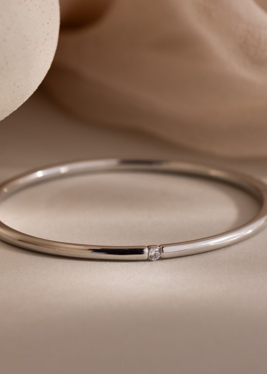 Skinny Diamond Bangle