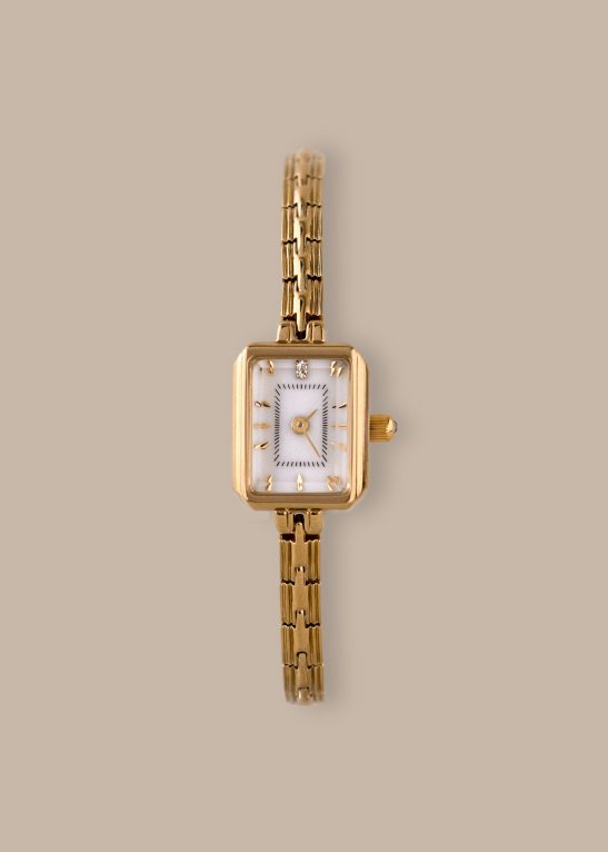 Divine Rectangular Link Timepiece