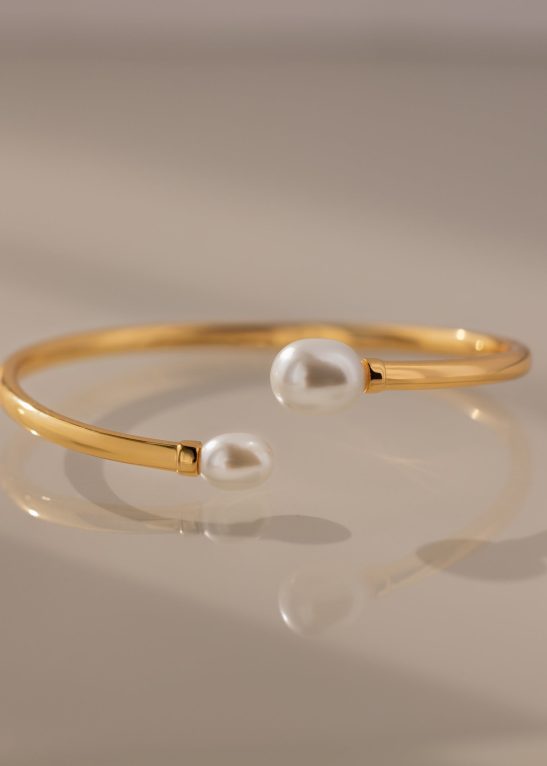 Serenity Pearl Cuff Bracelet