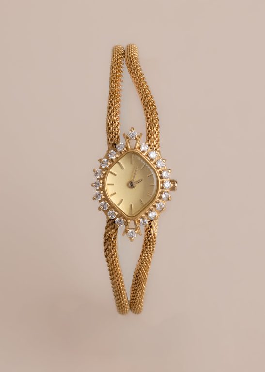 Duo Chain Gemstone Timepiece