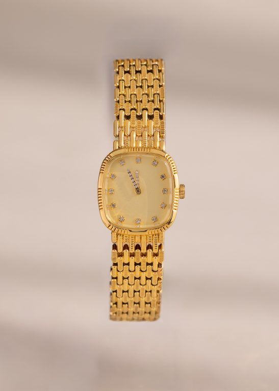 Pave Woven Timepiece