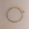 Sunstone Beaded Anklet