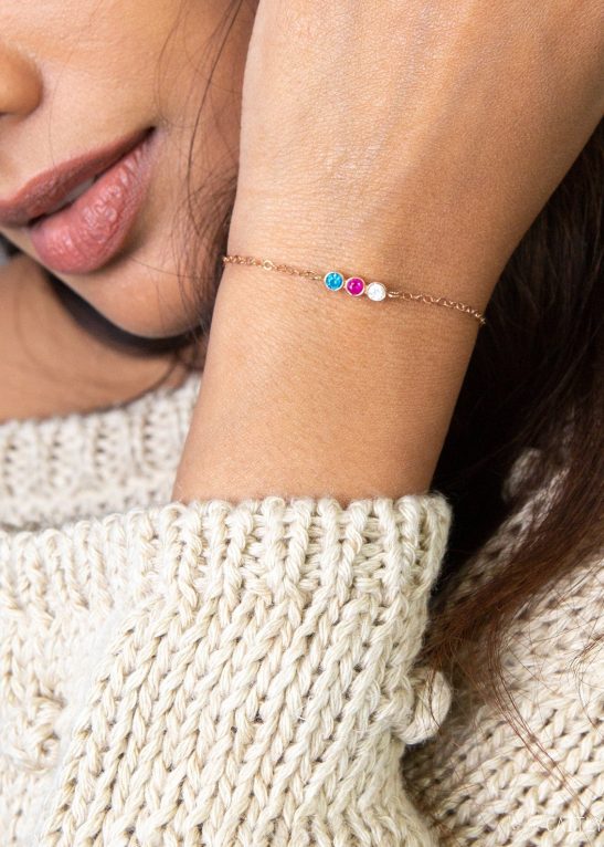Multiple Birthstone Bracelet