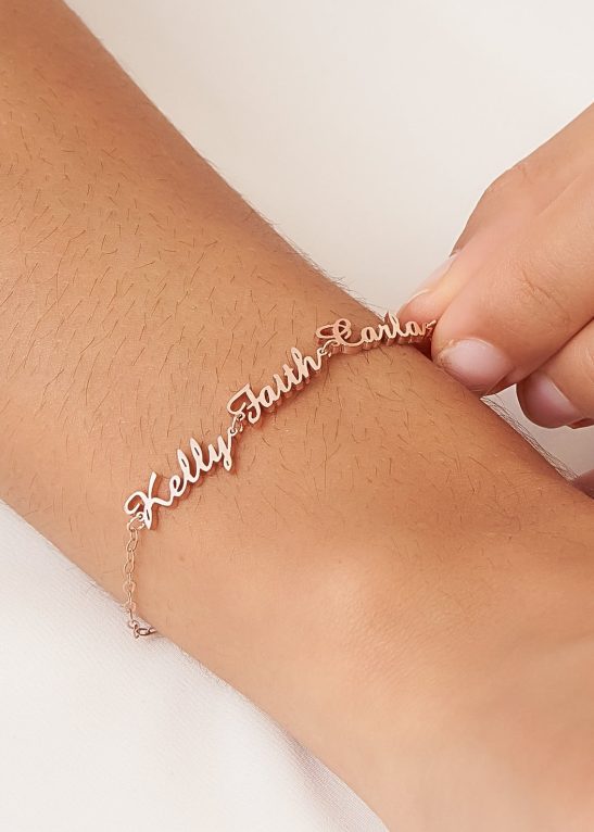 Classic Multiple Name Bracelet