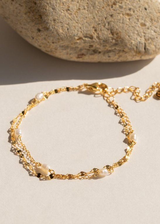 Magnolia Pearl Wrap Bracelet