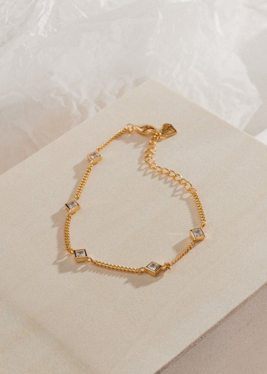 Venus Diamond Station Bracelet