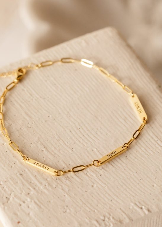 Mini Name Bar Bracelet