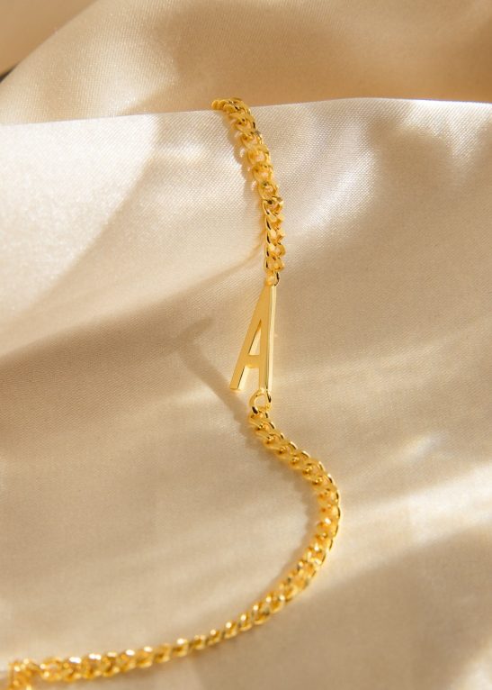 Large Letter Bracelet
