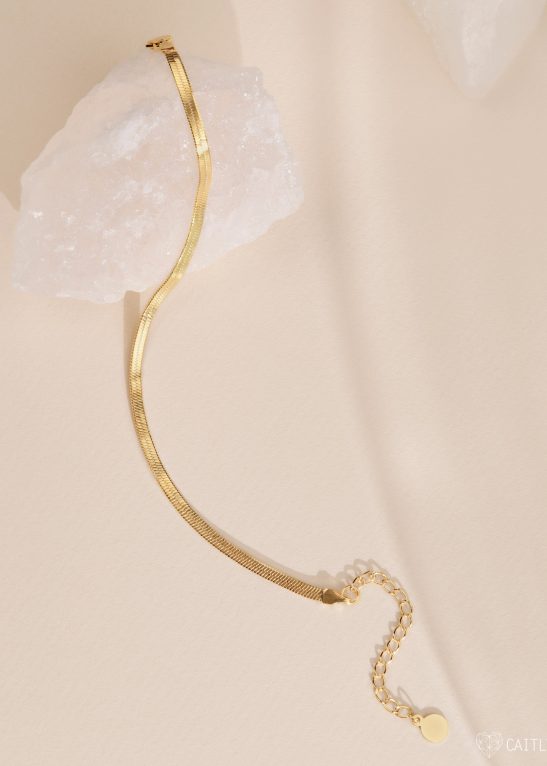 Herringbone Anklet