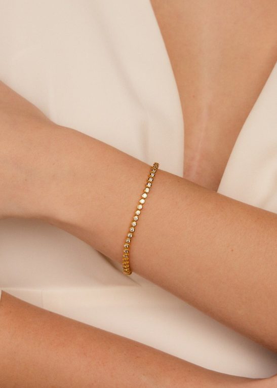 Diamond Bezel Tennis Bracelet